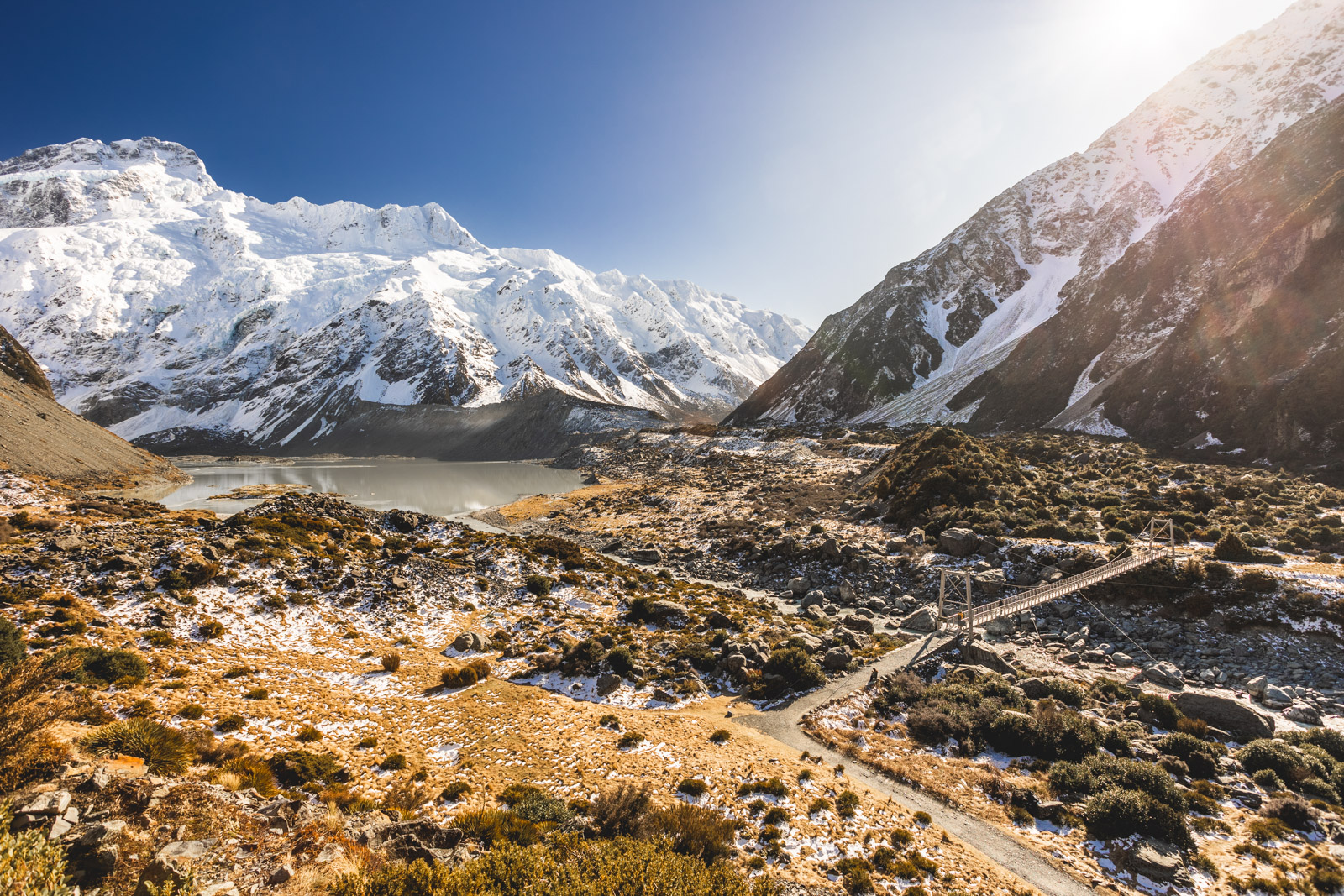 Lees meer over het artikel Hooker Valley Track & Lake Tekapo